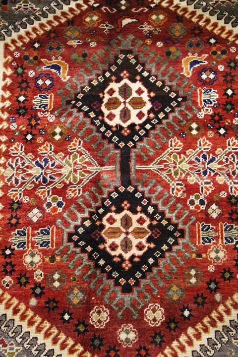 A Persian Qashqai Tribal Wool Rug