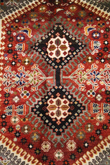 Persian Qashqai Tribal Wool Rug 233 x 140 cm (7.64 x 4.59 ft)