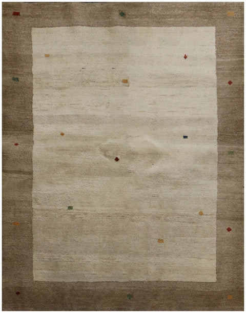 A traditional Gabbeh Tribal Wool Rug