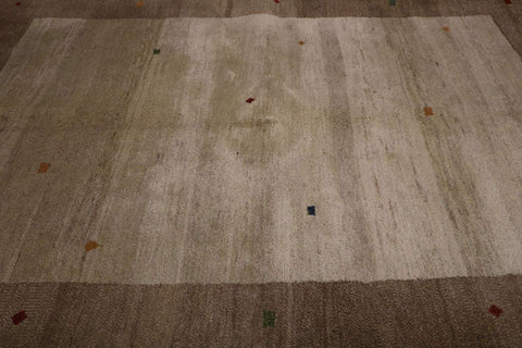 A traditional Gabbeh Tribal Wool Rug