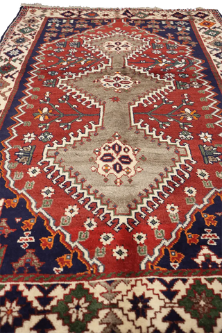 A Persian Qashqai Tribal Wool Rug
