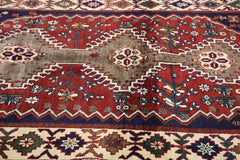 Persian Qashqai Tribal Wool Rug 219 x 124 cm (7.19 x 4.07 ft)