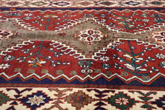 Persian Qashqai Tribal Wool Rug 219 x 124 cm (7.19 x 4.07 ft)