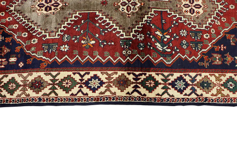 A Persian Qashqai Tribal Wool Rug