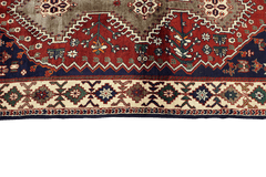 Persian Qashqai Tribal Wool Rug 219 x 124 cm (7.19 x 4.07 ft)