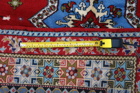 Indo Kazak Tribal Wool Rug 205 x 145 cm (6.73 x 4.76 ft) – Design 2