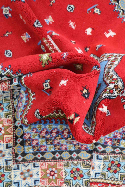 Indo Kazak Tribal Wool Rug 205 x 145 cm (6.73 x 4.76 ft) – Design 2