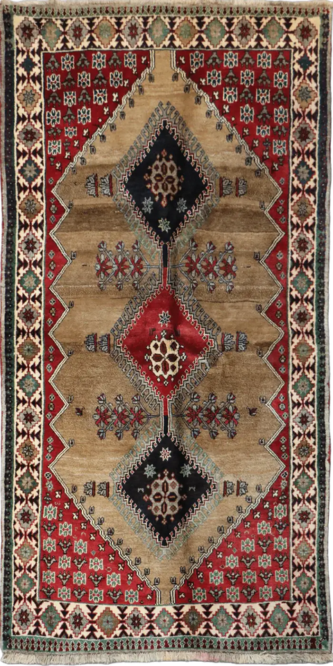 A Persian Qashqai Tribal wool rug