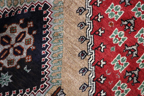 A Persian Qashqai Tribal wool rug