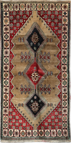 A Persian Qashqai Tribal wool rug