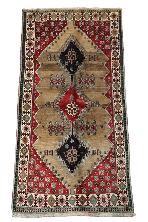 A Persian Qashqai Tribal wool rug