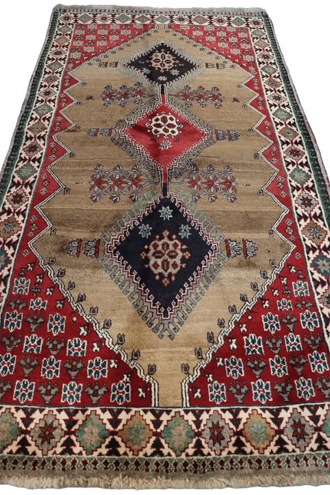 A Persian Qashqai Tribal wool rug