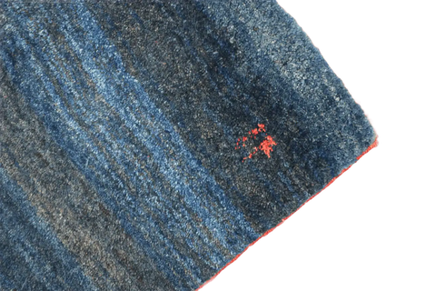 A rectangular Gabbeh Tribal Wool Rug