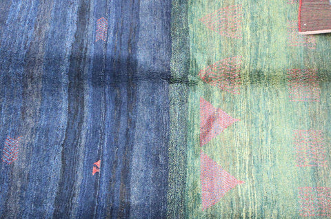 A rectangular Gabbeh Tribal Wool Rug