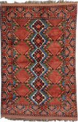 Afghan Tribal Wool Rug 223 x 150 cm (7.32 x 4.92 ft)