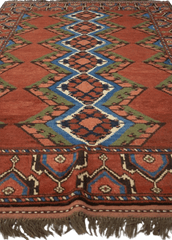 Afghan Tribal Wool Rug 223 x 150 cm (7.32 x 4.92 ft)