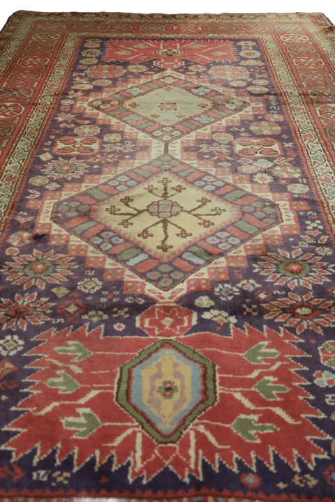 A rectangular Anatolian Tribal Wool Rug
