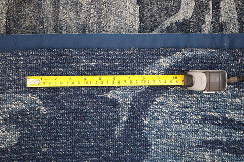 A modern contemporary tribal wool rug