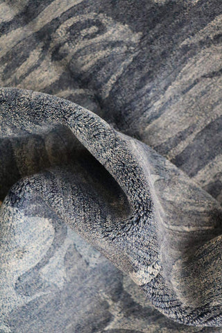 A modern contemporary tribal wool rug