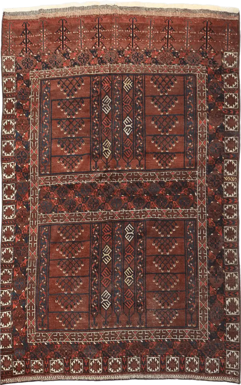 Kazak Wool Rug Hand-Knotted 200 x 153 cm (6.56 x 5.02 ft) – Design 2