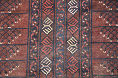 Afghan Hachlu Tribal Wool Rug 224 x 174 cm (7.35 x 5.71 ft)