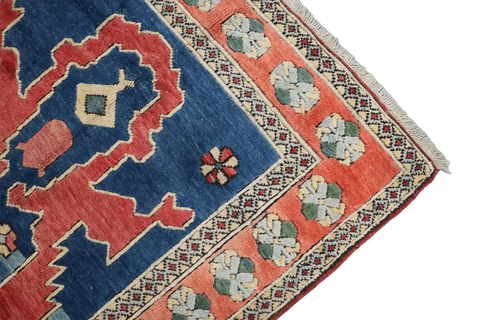 A Turkish Karz Tribal Wool Rug 