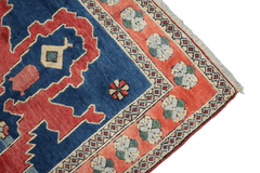 Turkish Karz Tribal Wool Rug 215 x 140 cm (7.05 x 4.59 ft)