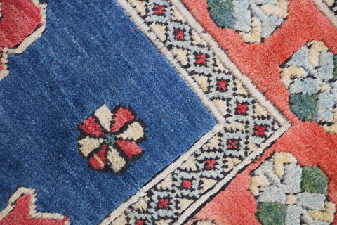 A Turkish Karz Tribal Wool Rug 