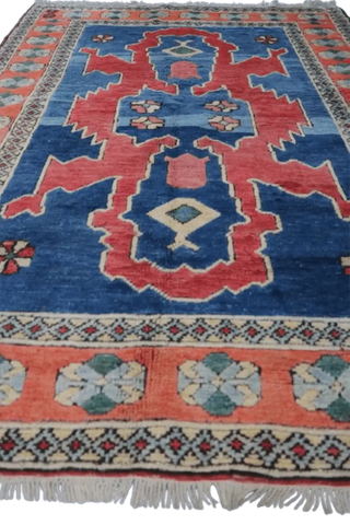 A Turkish Karz Tribal Wool Rug 