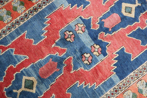 A Turkish Karz Tribal Wool Rug 