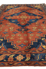 Afghan Tribal Wool Rug 220 x 155 cm (7.22 x 5.09 ft)