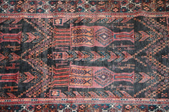 Persian Baluch Tribal Wool Rug 241 x 115 cm (7.91 x 3.77 ft)