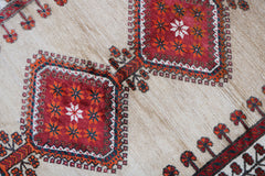 Persian Qashqai Tribal Wool Rug 254 x 138 cm (8.33 x 4.53 ft)