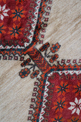 Persian Qashqai Tribal Wool Rug 254 x 138 cm (8.33 x 4.53 ft)