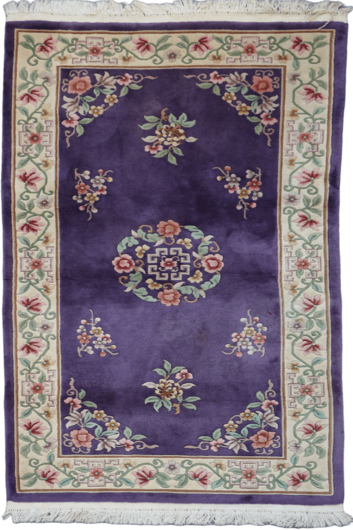 Chinese Traditional Wool Rug 221 x 120 cm (7.25 x 3.94 ft)