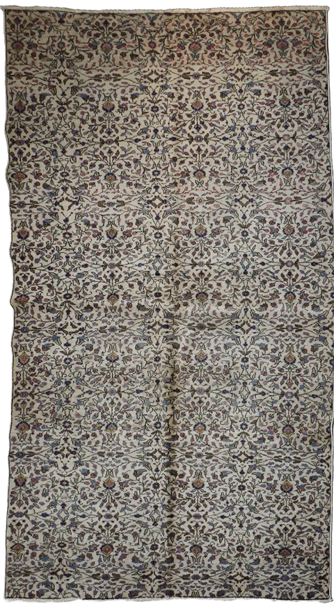 A traditional Turkish antique tribal wool rug