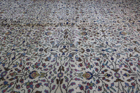 A traditional Turkish antique tribal wool rug