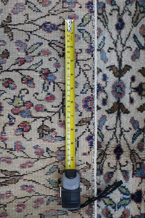 A traditional Turkish antique tribal wool rug