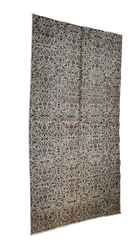 A traditional Turkish antique tribal wool rug