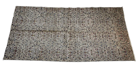 A traditional Turkish antique tribal wool rug