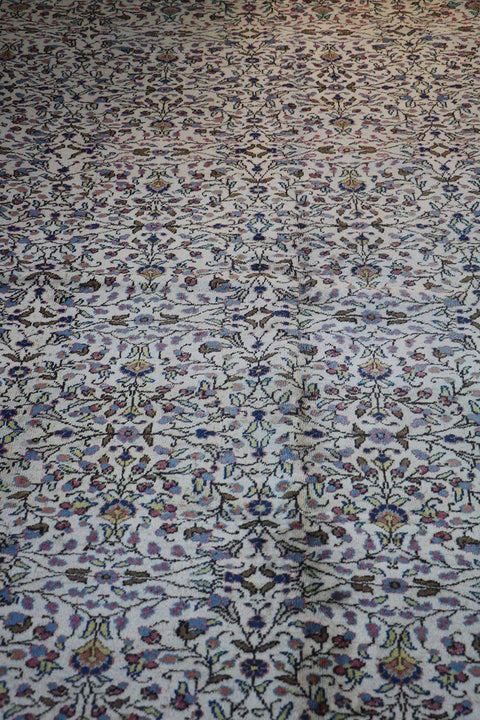 A traditional Turkish antique tribal wool rug