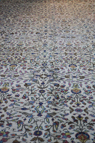 A traditional Turkish antique tribal wool rug