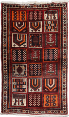 Persian Qashqai Tribal Wool Rug 230 x 125 cm (7.55 x 4.10 ft)