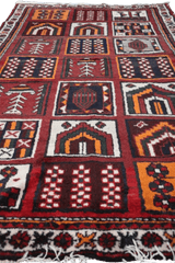 Persian Qashqai Tribal Wool Rug 230 x 125 cm (7.55 x 4.10 ft)