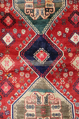 Persian Qashqai Tribal Wool Rug 215 x 126 cm (7.05 x 4.13 ft)