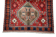 Persian Qashqai Tribal Wool Rug 215 x 126 cm (7.05 x 4.13 ft)