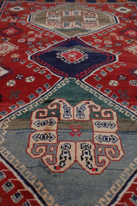 A Persian Qashqai Tribal Wool Rug