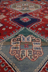 Persian Qashqai Tribal Wool Rug 215 x 126 cm (7.05 x 4.13 ft)