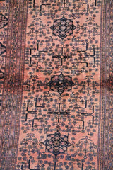 198 x 132 cm Old Afghan Tribal Wool Rug Hand-Knotted Brown Colour - Rugoutlet