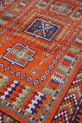 Old Berber Tribal Wool Rug 232 x 142 cm (7.61 x 4.66 ft)